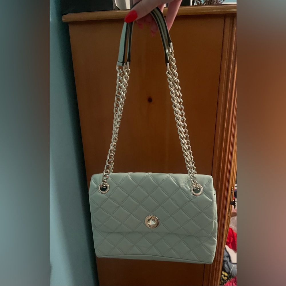 Kate Spade Medium Flap Leather Shoulder Bag- Smooth Quilted